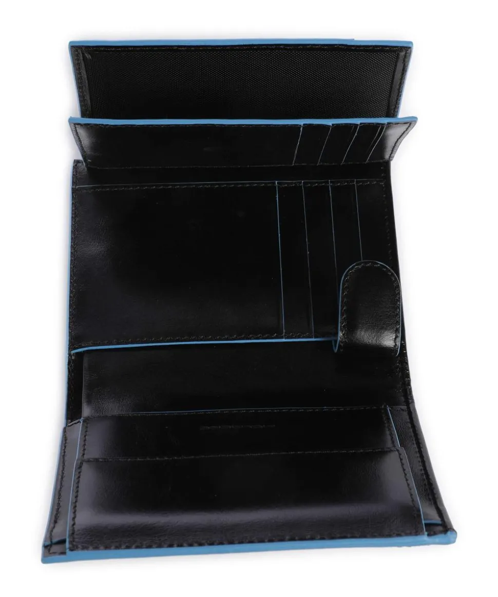 Blue Square Geldbörse Leder schwarz