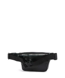 Blue Square Gürteltasche genarbtes Rindsleder schwarz