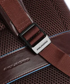 Blue Square Revamp Laptop-Rucksack 13″ Rindsleder mahagoni