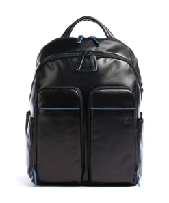 Blue Square Revamp RFID Laptop-Rucksack 14″ Rindsleder schwarz