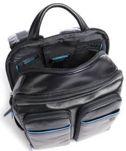 Blue Square Revamp RFID Laptop-Rucksack 14″ Rindsleder navy