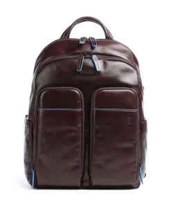 Blue Square Revamp RFID Laptop-Rucksack 14″ Rindsleder mahagoni