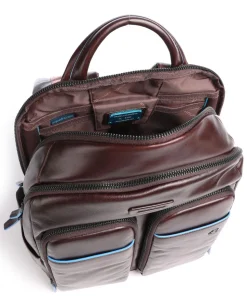 Blue Square Revamp RFID Laptop-Rucksack 14″ Rindsleder mahagoni