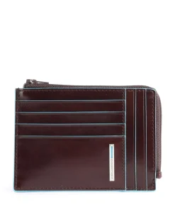 Blue Square RFID Kreditkartenetui Leder mahagoni