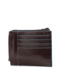 Blue Square RFID Kreditkartenetui Leder mahagoni