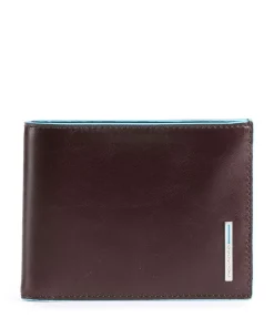 Blue Square RFID Kreditkartenetui Leder mahagoni