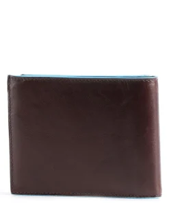 Blue Square RFID Kreditkartenetui Leder mahagoni