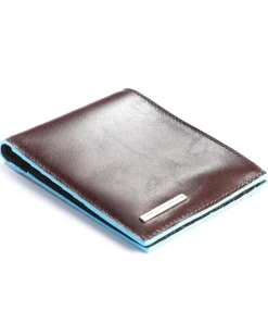 Blue Square RFID Kreditkartenetui Leder mahagoni
