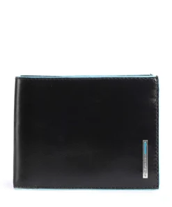 Blue Square RFID Kreditkartenetui Leder schwarz