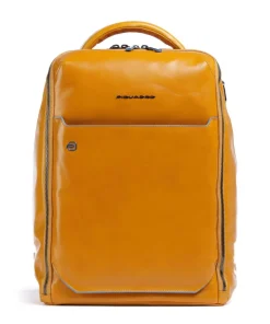 Blue Square Rucksack 15″ fein genarbtes Rindsleder gelb