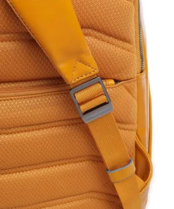 Blue Square Rucksack 15″ fein genarbtes Rindsleder gelb