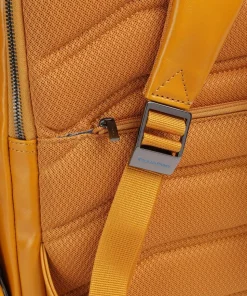 Blue Square Rucksack 15″ fein genarbtes Rindsleder gelb