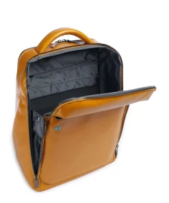 Blue Square Rucksack 15″ fein genarbtes Rindsleder gelb