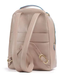 Blue Square Rucksack fein genarbtes Rindsleder altrosa