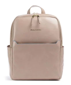 Blue Square Rucksack fein genarbtes Rindsleder altrosa