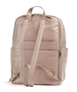 Blue Square Rucksack fein genarbtes Rindsleder altrosa