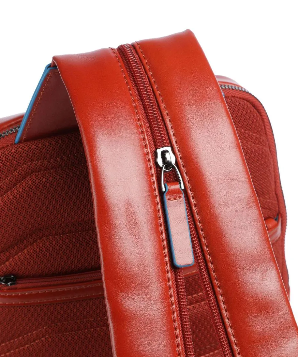 Blue Square Slingbag fein genarbtes Rindsleder orange