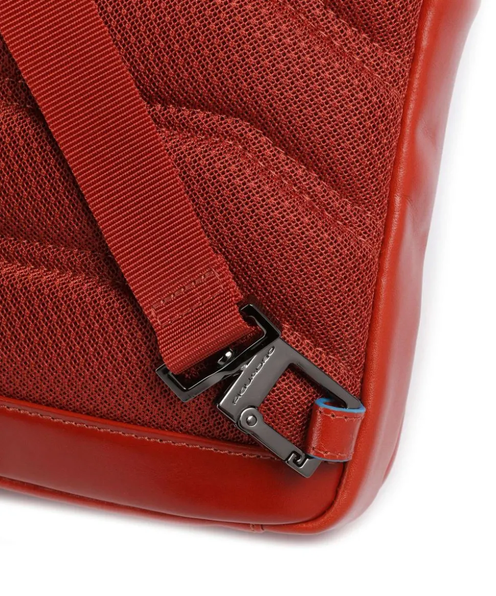 Blue Square Slingbag fein genarbtes Rindsleder orange