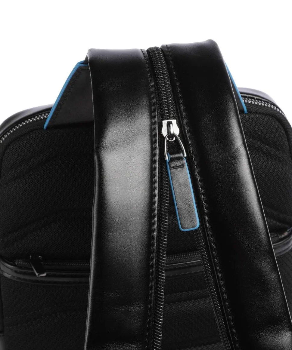 Blue Square Slingbag fein genarbtes Rindsleder schwarz