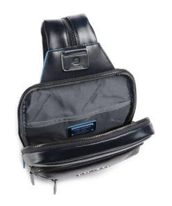 Blue Square Slingbag fein genarbtes Rindsleder navy