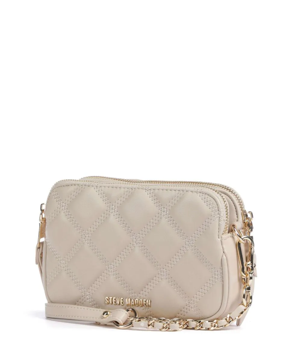 BMARVIS Umhängetasche Lederimitat beige