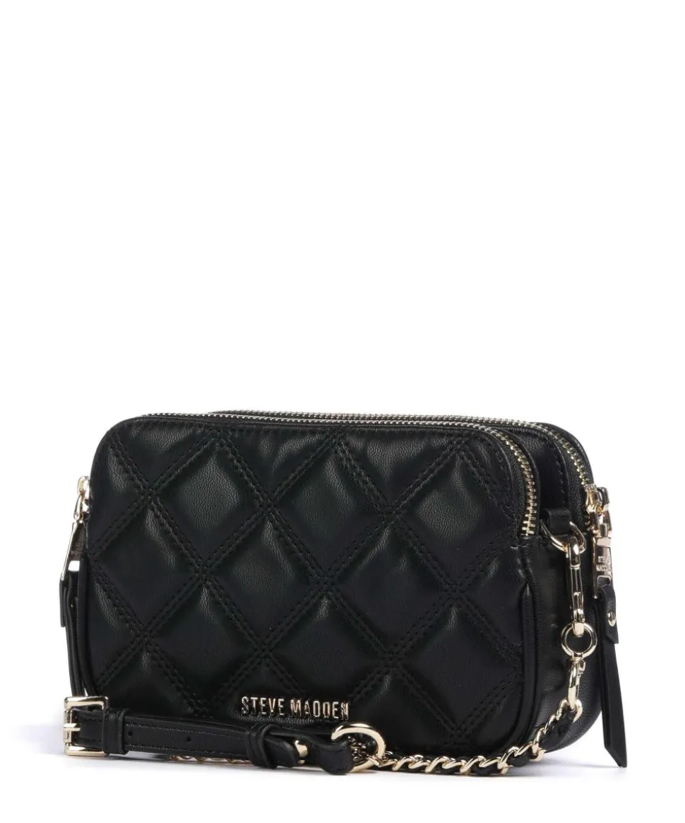 BMARVIS Umhängetasche Lederimitat schwarz