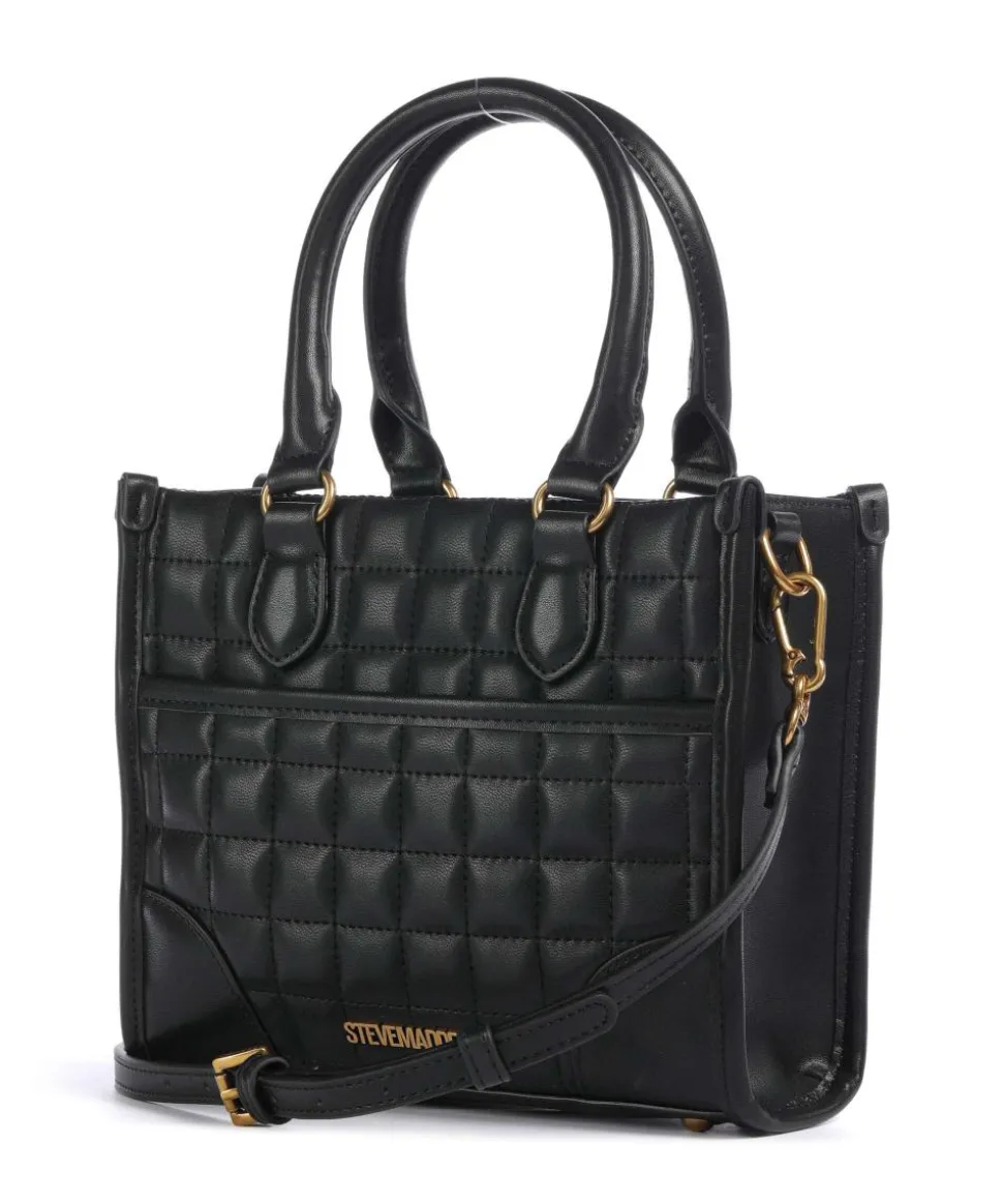 BMASSI Handtasche Lederimitat schwarz