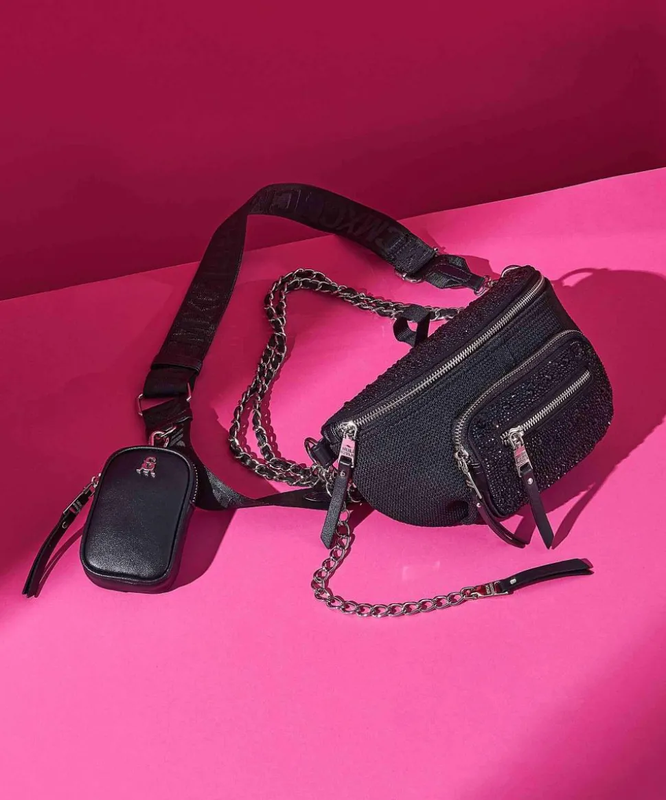 BMAXIMA Umhängetasche Polyurethane, Polyester schwarz