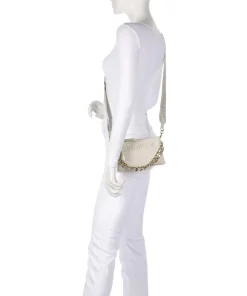 BNICCO Umhängetasche Lederimitat elfenbein