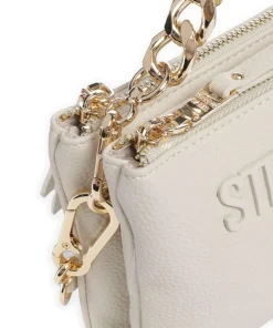 BNICCO Umhängetasche Lederimitat elfenbein