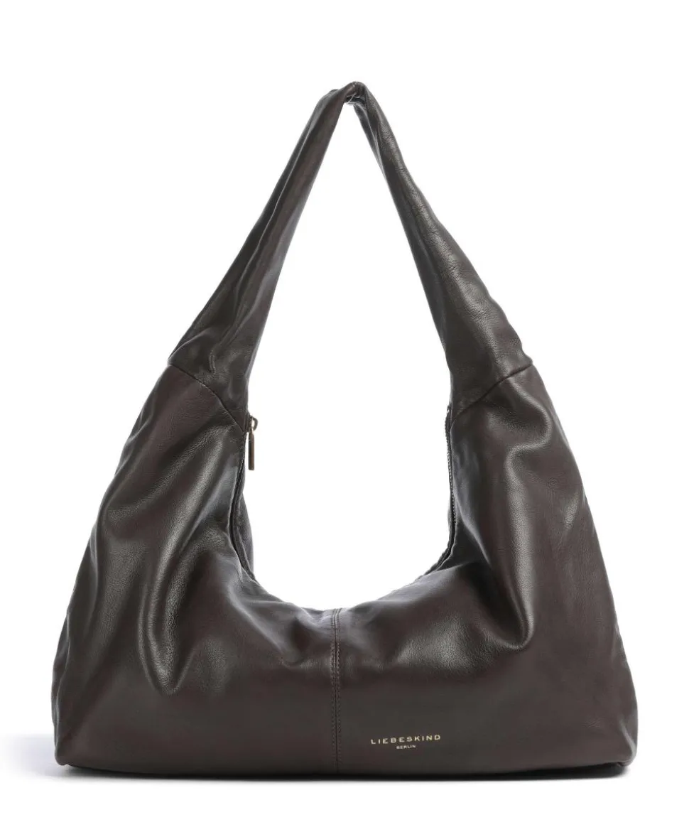 Bo Sheep Natural L Beuteltasche Schafsleder dunkelbraun