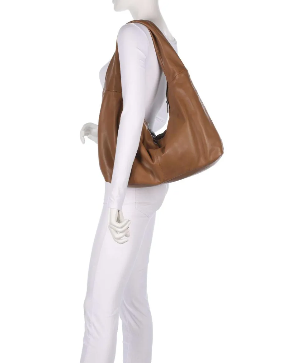 Bo Sheep Natural L Beuteltasche Schafsleder braun