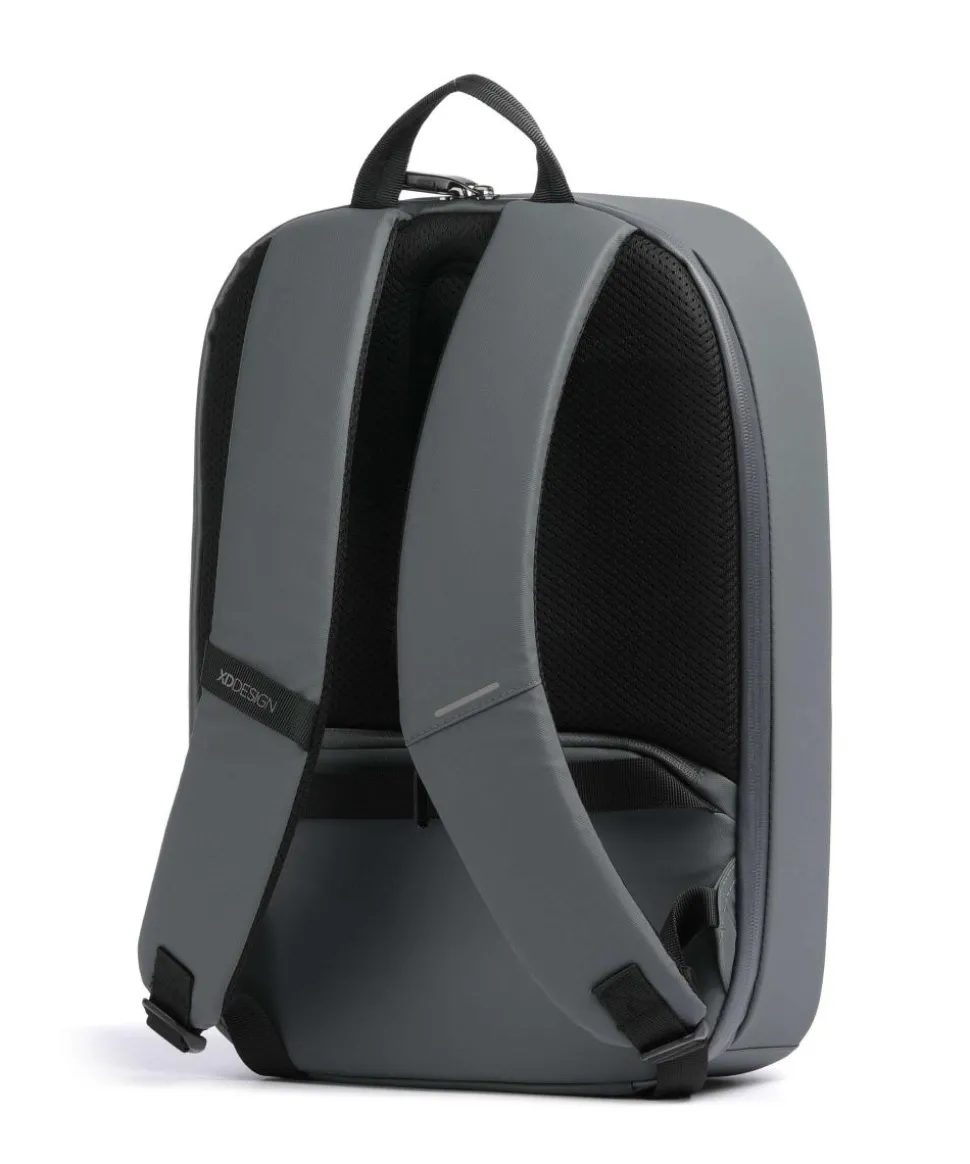 Bobby Edge Rucksack 16″ recyceltes Polyester, Polyurethane grau