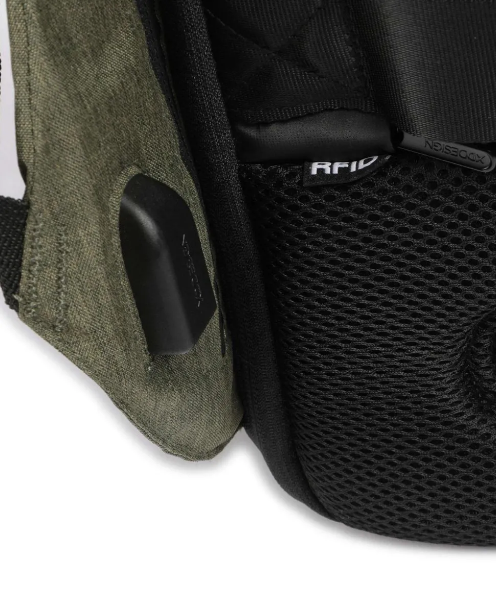 Bobby Hero Rucksack 15″ recyceltes Polyester grün