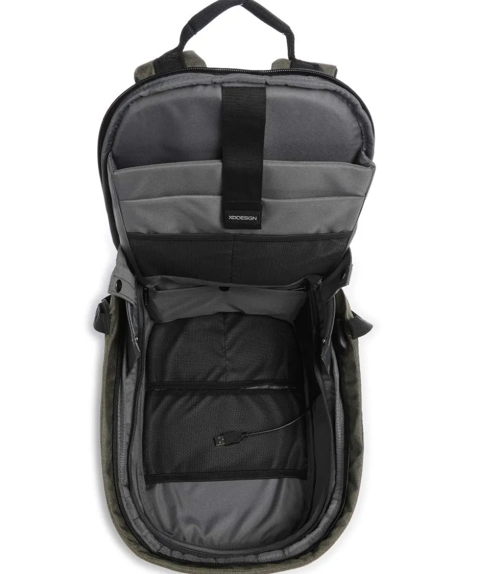 Bobby Hero Small Rucksack 13″ recyceltes Polyester grün