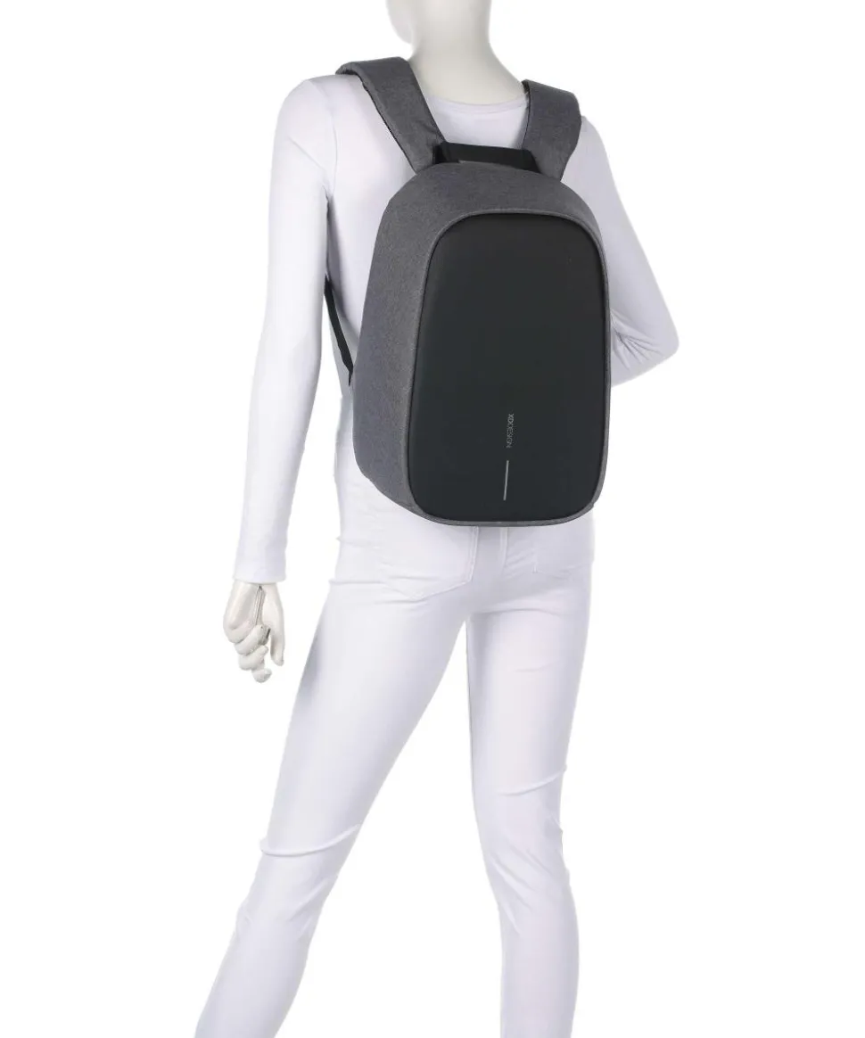 Bobby Hero Small Rucksack 13″ recyceltes Polyester grau