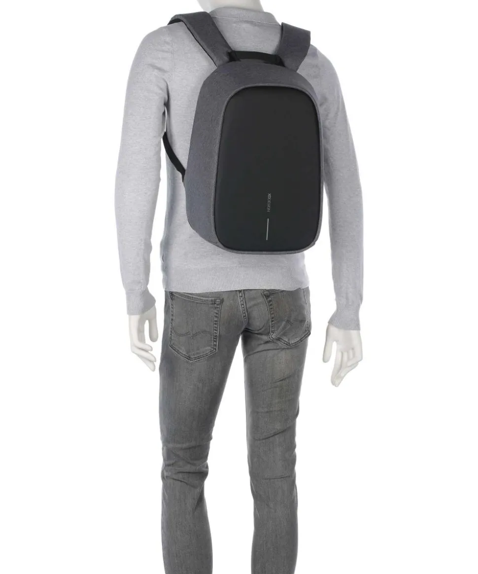 Bobby Hero Small Rucksack 13″ recyceltes Polyester grau