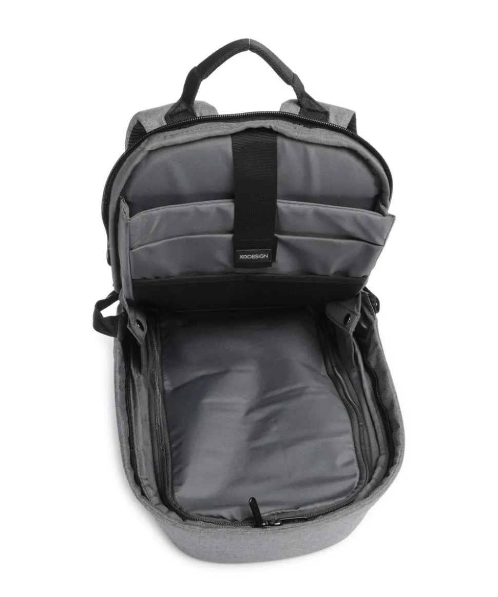 Bobby Hero Small Rucksack 13″ recyceltes Polyester grau