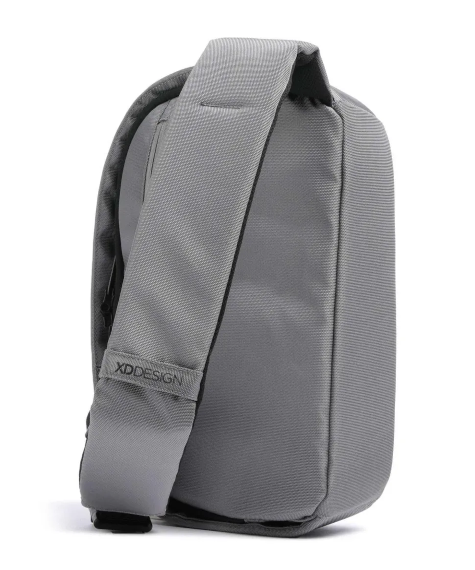 Bobby Slingbag recyceltes Polyester, Polyurethane grau