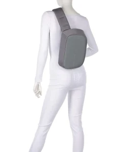 Bobby Slingbag recyceltes Polyester, Polyurethane grau