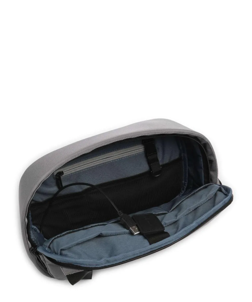 Bobby Slingbag recyceltes Polyester, Polyurethane grau