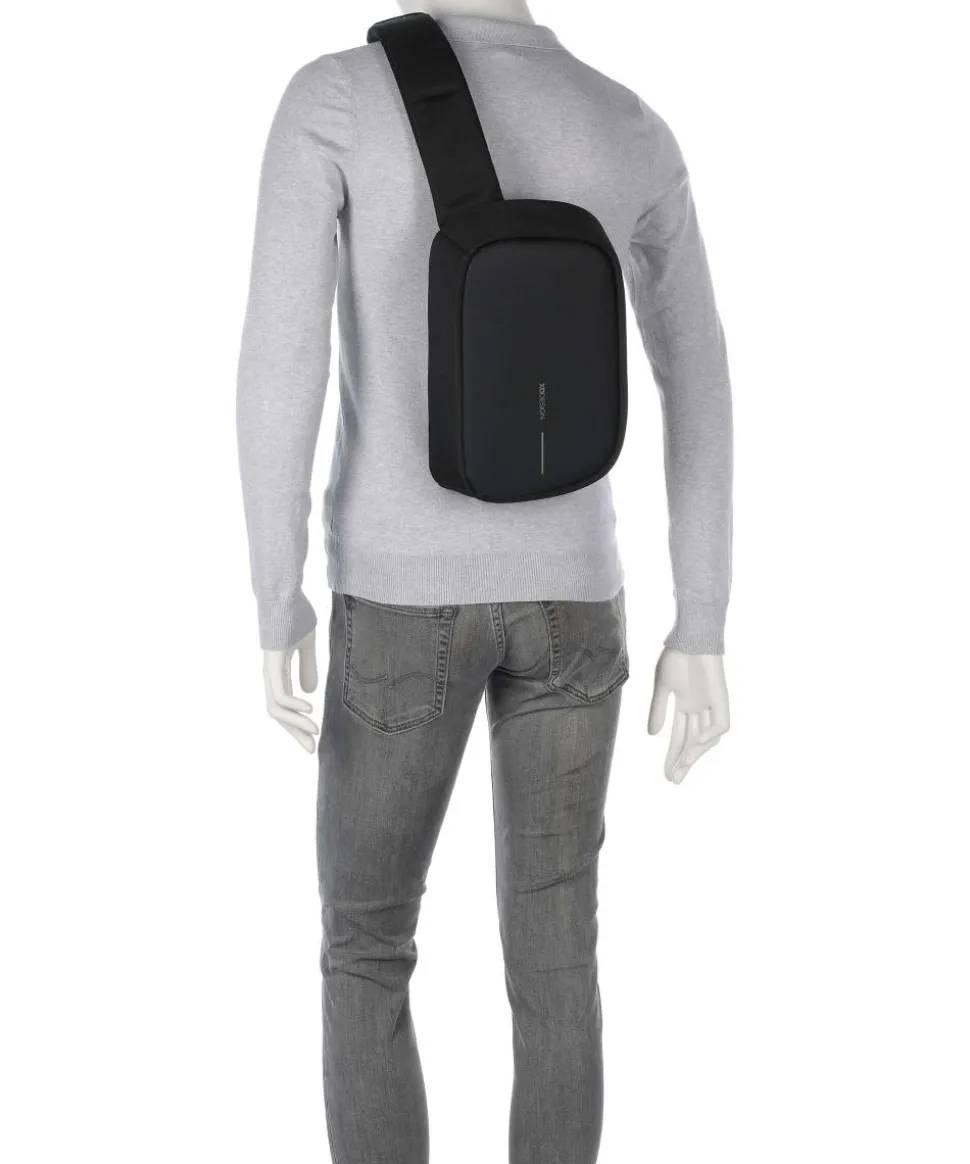 Bobby Slingbag recyceltes Polyester, Polyurethane schwarz