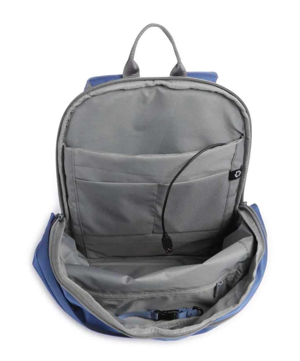 Bobby Soft Rucksack 15″ recyceltes Polyester blau