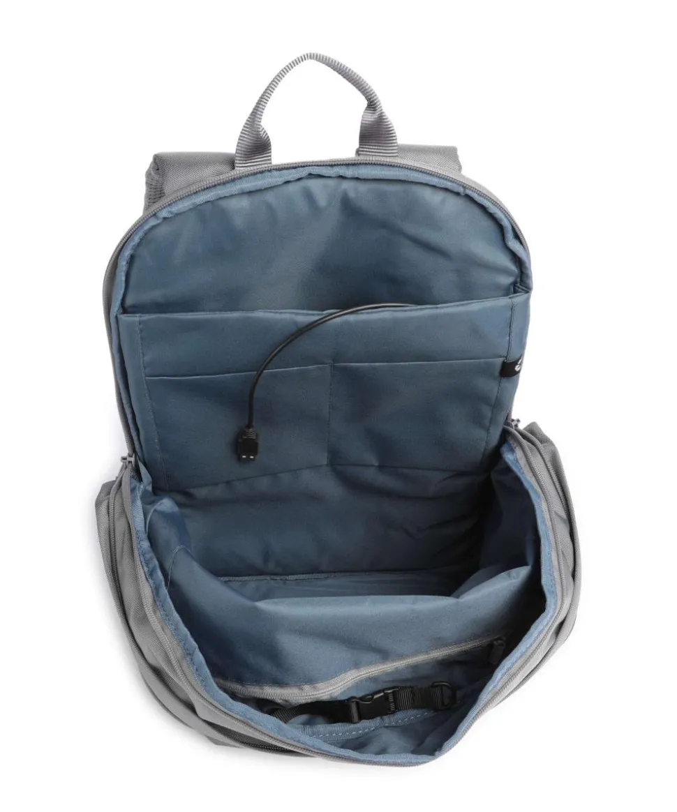 Bobby Soft Rucksack 15″ recyceltes Polyester grau