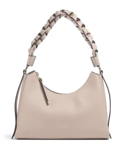 Boheme Grana Double Schultertasche genarbtes Leder altrosa