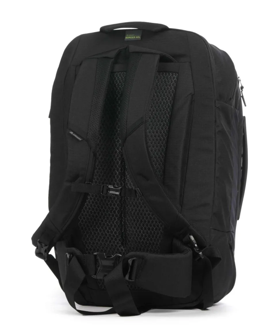 Border 40 Reiserucksack 15″ recyceltes Nylon schwarz