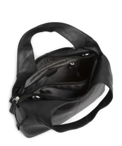 Boston Kirsten Handtasche genarbtes Leder schwarz