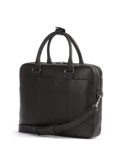 Bosun Aktentasche 15″ genarbtes Rindsleder dunkelbraun