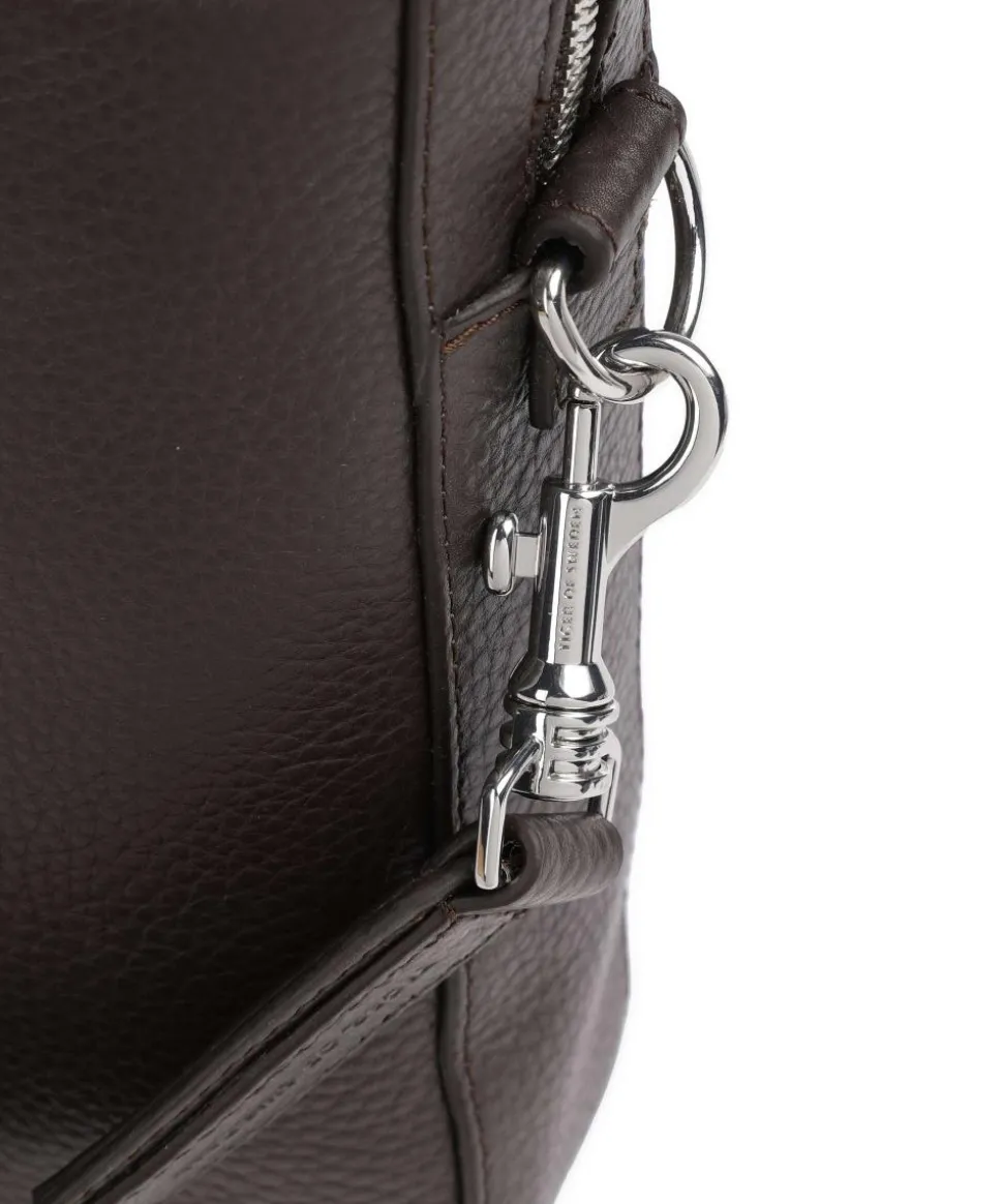 Bosun Aktentasche 15″ genarbtes Rindsleder dunkelbraun