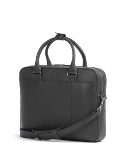 Bosun Aktentasche 15″ genarbtes Rindsleder dunkelgrau